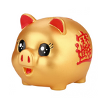 Tirelire Cochon Chinois Porte Bonheur